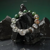 Herkimer & Green Phantom Success Bracelet
