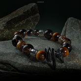 Pulsera protectora de obsidiana