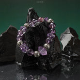 Amethyst Dual-Point Serenity Bracelet