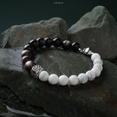 Lumi Reiki Obsidian Courage Boost Bracelet | Obsidian Crystal for Courage, Protection and Stress Relief