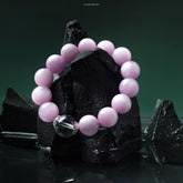 Lumi Reiki Amethyst Happiness Boost Bracelet | Amethyst and White Crystal for Mood Enhancement and Stress Relief