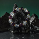 Amethyst & Clear Quartz Calm Bracelet