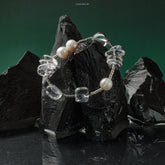 White Quartz & Pearl Calm Bracelet