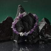 Amethyst - Freeform Crown Bracelet