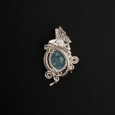 Colgante de aguamarina