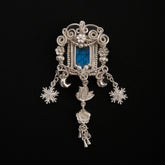 Icy Bloom Labradorite Pendant necklace