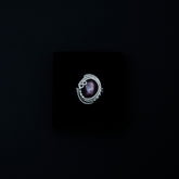 Nebula Star Trails Kunzite Ring: Wear the Cosmos