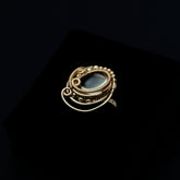 Time Trajectory Citrine Ring