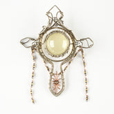 Solar Citrine Pendant Necklace