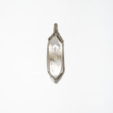 Colgante de cristal blanco puro