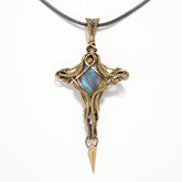 Shield Labradorite Necklace