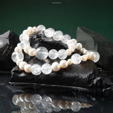 White Yase Peace Necklace