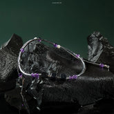 Collar guardián de ónix y amatista