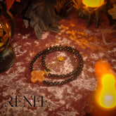 Dark Night Cross Pumpkin Necklace