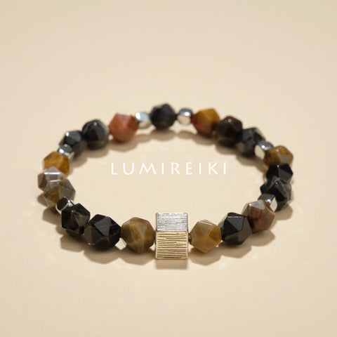 Fossil Wood Grounding Bracelet