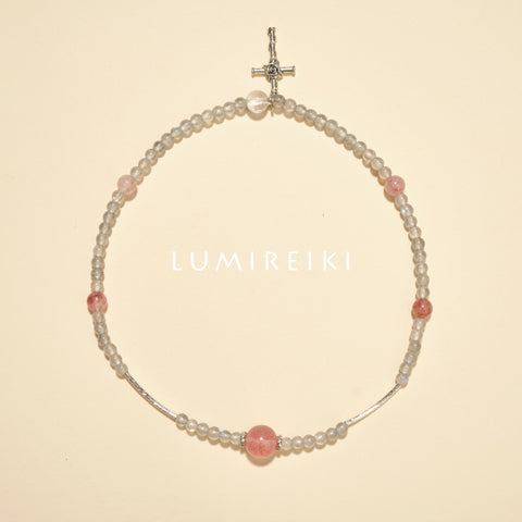 Strawberry Quartz Love Bracelet