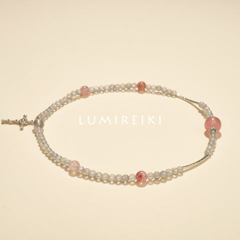 Strawberry Quartz Love Bracelet