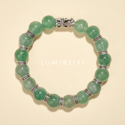 Green Strawberry Quartz Healing Bracelet