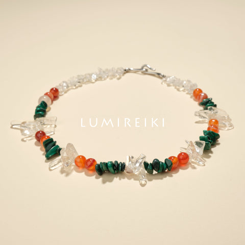 Multi - Gemstone Energy Necklace