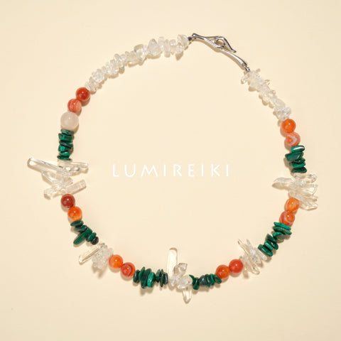 Multi - Gemstone Energy Necklace