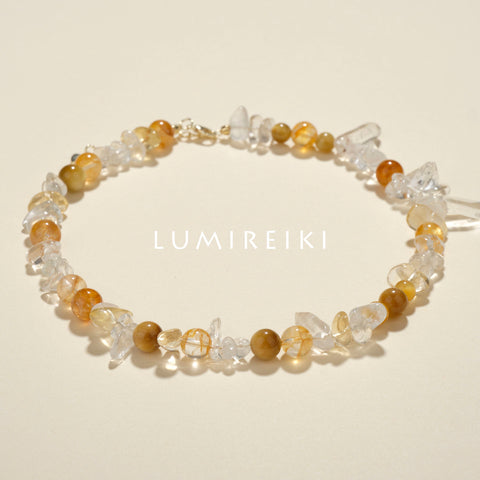 Yellow Rutilated Abundance Bracelet