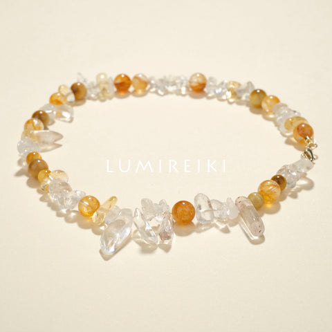 Yellow Rutilated Abundance Bracelet