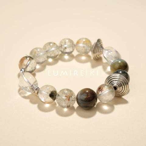 White Crystal Balance & Focus Bracelet