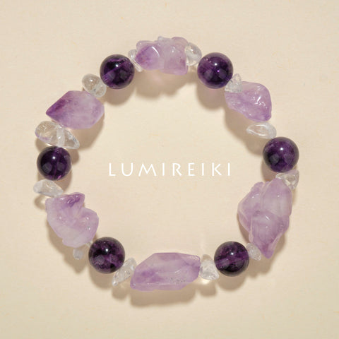 Amethyst Stress Relief Bracelet