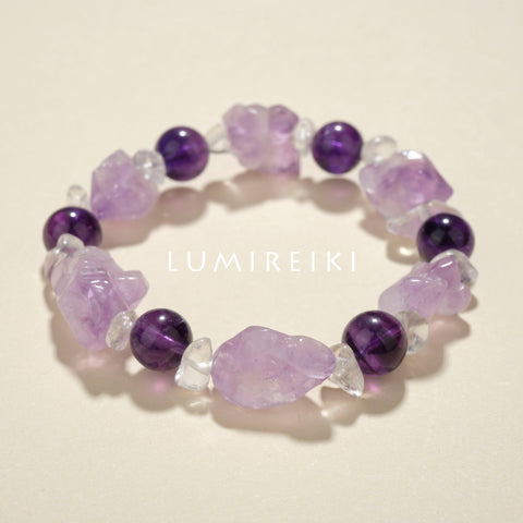 Amethyst Stress Relief Bracelet