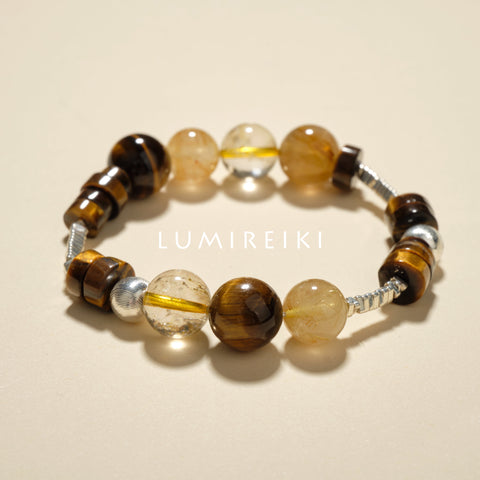 Copper Rutilated Quartz Power Bracelet