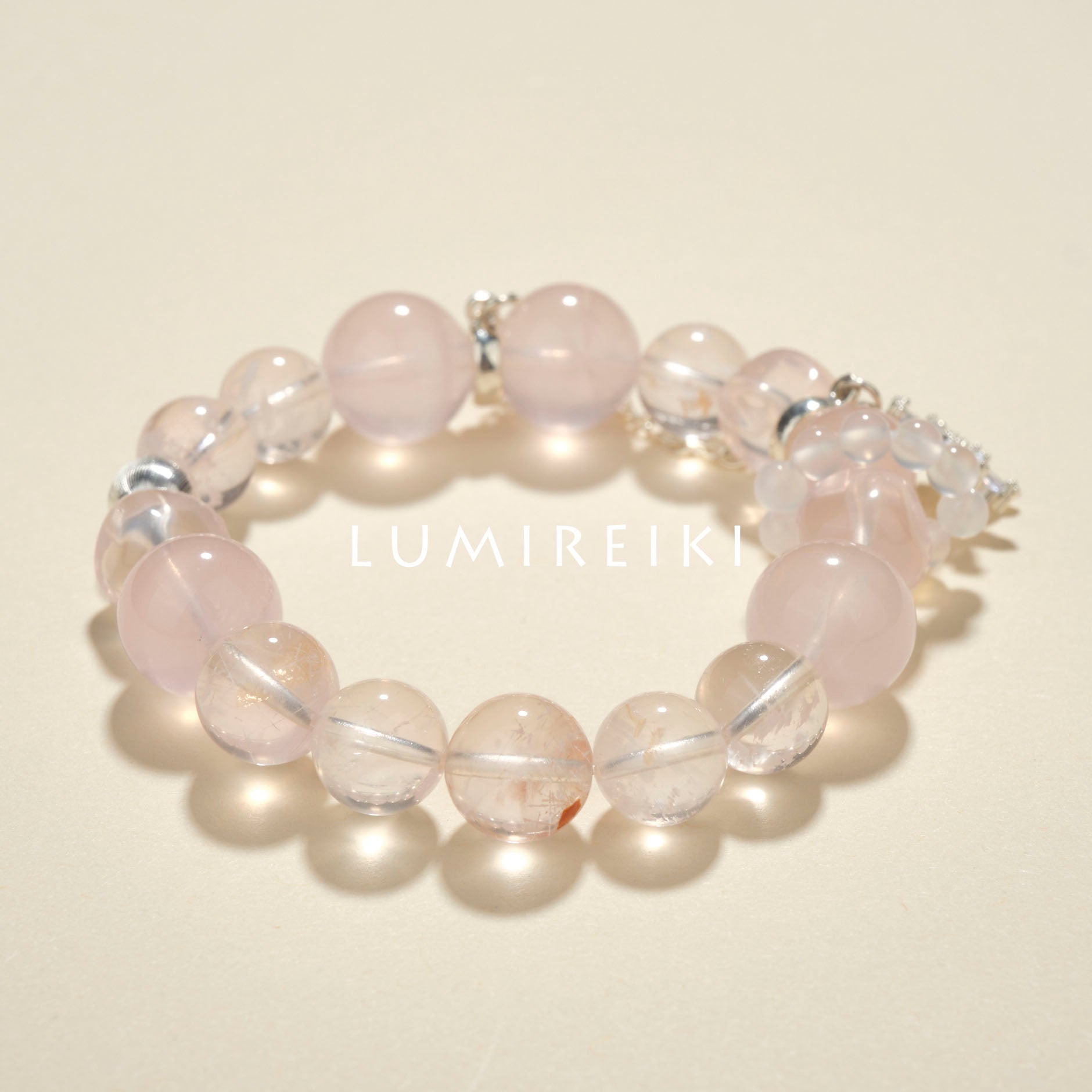 Lumi Reiki Milky White Crystal Detail - Purifying Crystal for Energy Clearing and Balance