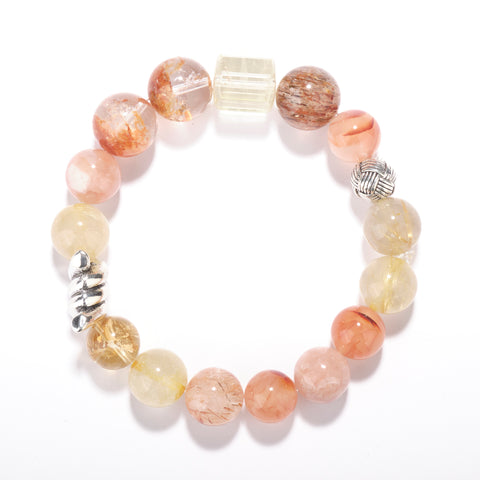 Light of Happiness Crystal Bead Bracelet