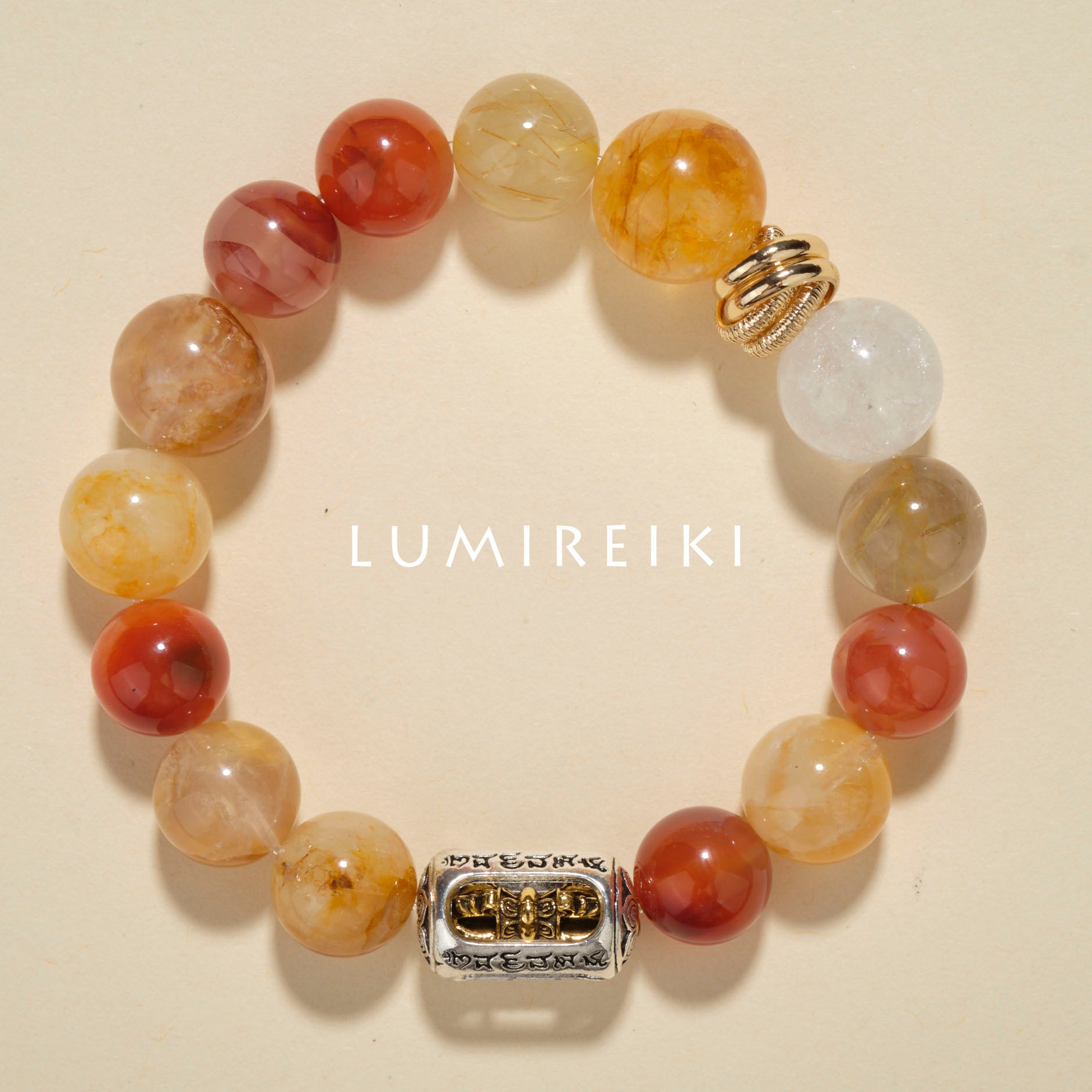 Lumi Reiki Himalayan White Yase Crystal Close - up - Potent Gemstone for Aura Balance and Spiritual Awakening