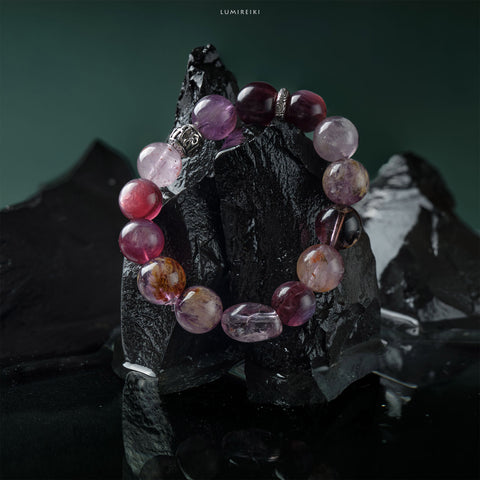 Amethyst Free - form Spiritual Bracelet