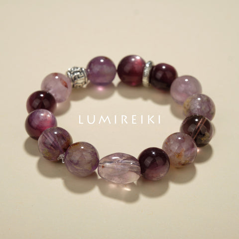Amethyst Free - form Spiritual Bracelet