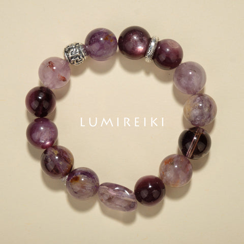Amethyst Free - form Spiritual Bracelet