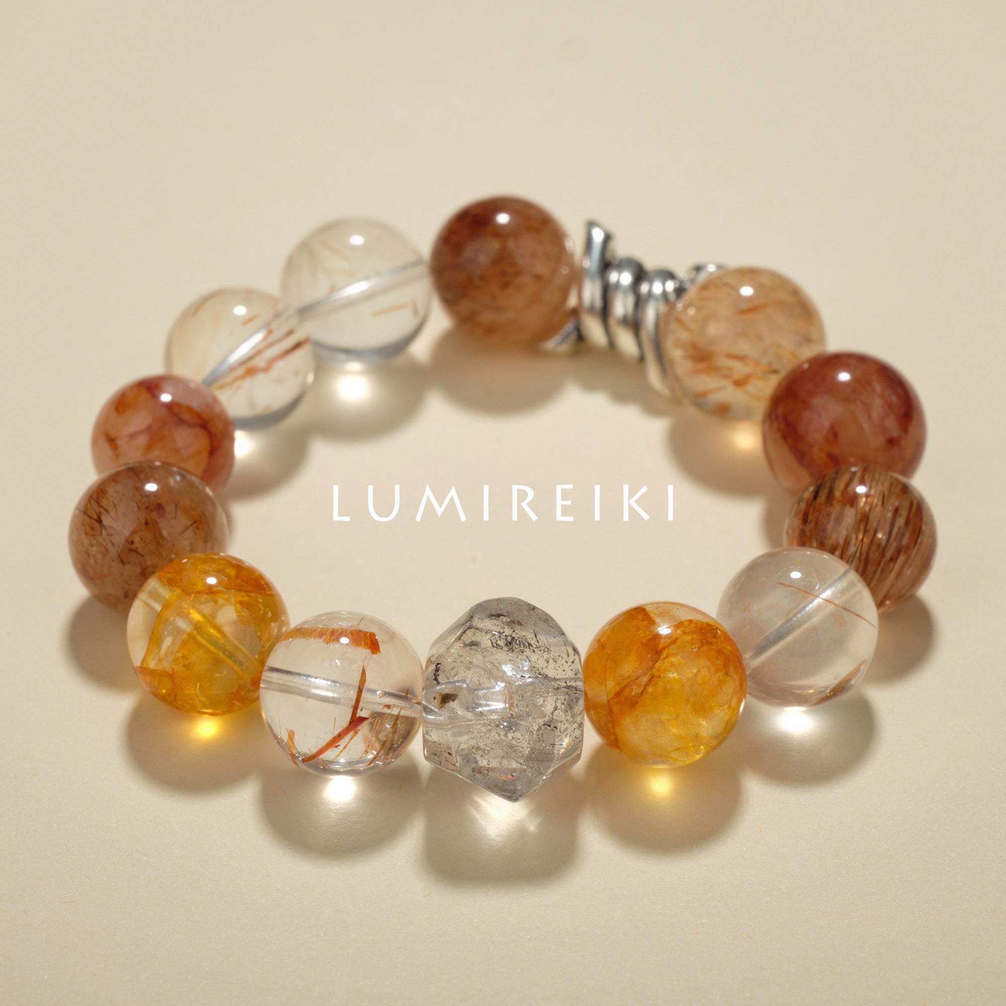 Lumi Reiki Flash Diamond Crystal Detail | Stone of Spiritual Enlightenment for Intuition & Wisdom