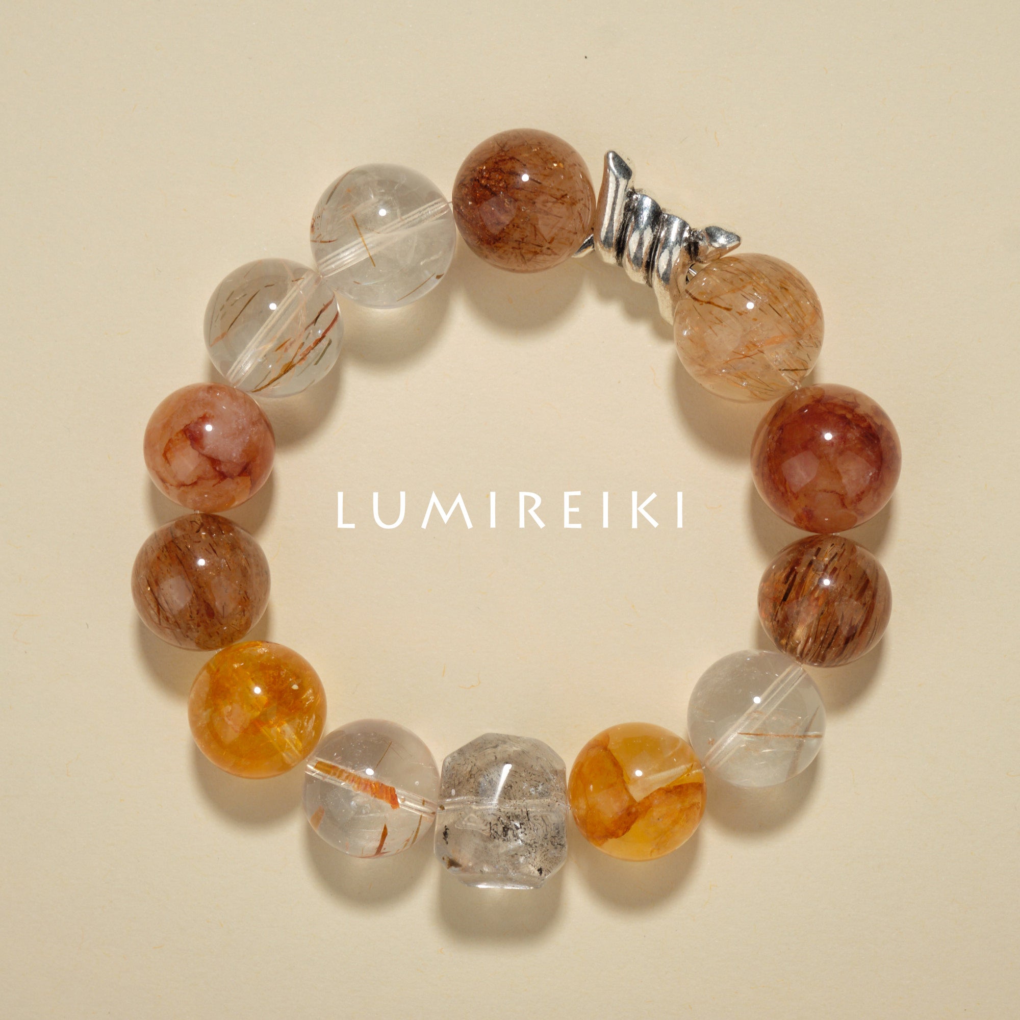 Lumi Reiki Spiritual Bracelet Worn | Stylish Crystal Jewelry for Meditation, Intuition & Daily Energy Balance