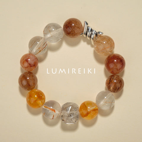 Lumi Reiki Spiritual Bracelet Worn | Stylish Crystal Jewelry for Meditation, Intuition & Daily Energy Balance