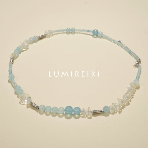 Lumi Reiki Balance Bracelet Worn | Stylish Crystal Jewelry for Social Confidence & Stress Relief