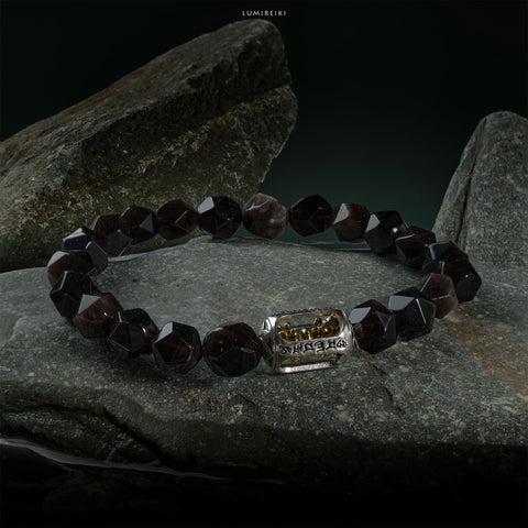 Pulsera Guardiana de Obsidiana Argentium
