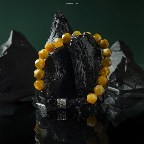 Pulsera de poder de obsidiana tigre