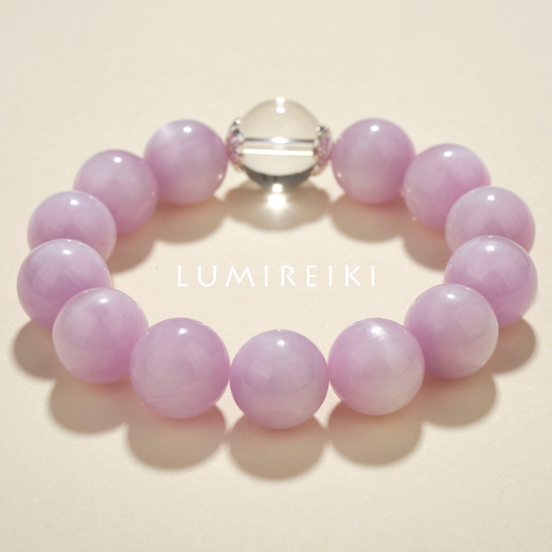 Lumi Reiki Amethyst Crystal Close-up | Stone of Tranquility for Inner Peace and Positive Energy
