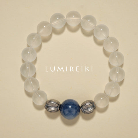 Pulsera de sabiduría calmante de cianita