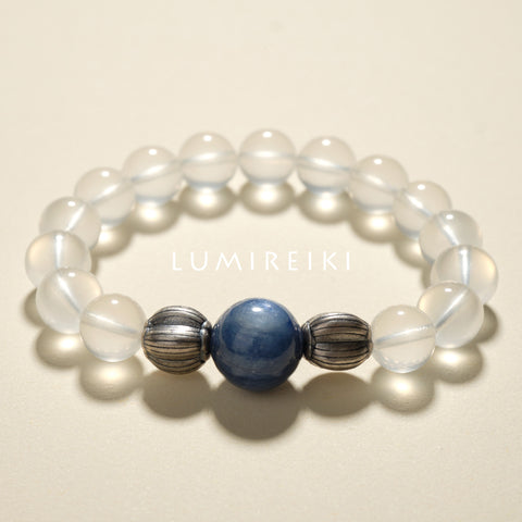 Pulsera de sabiduría calmante de cianita
