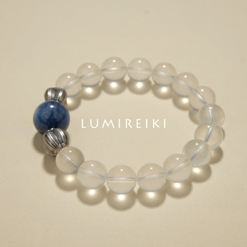 Pulsera de sabiduría calmante de cianita