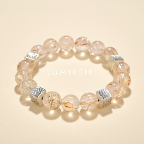 Rutilated Quartz wealth Bracelet