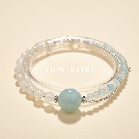 Aquamarine - ThroatChakra Bracelet