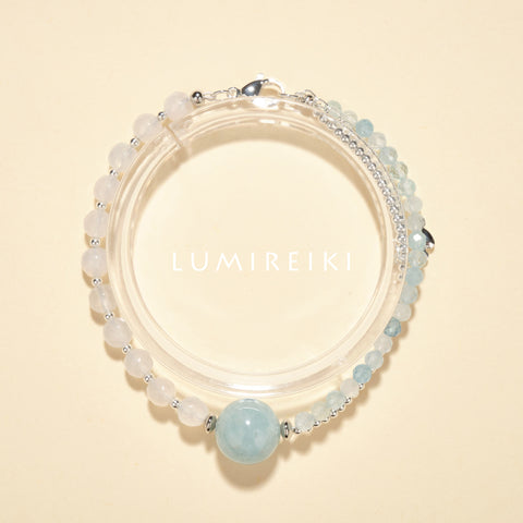 Aquamarine - ThroatChakra Bracelet