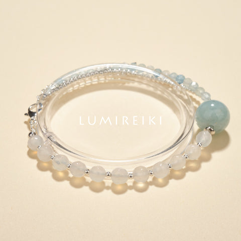 Aquamarine - ThroatChakra Bracelet